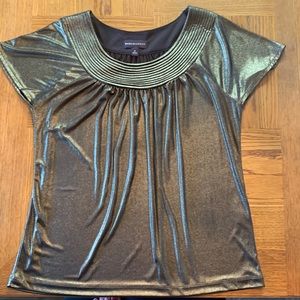 Dana Buchman Slinky Gold Top